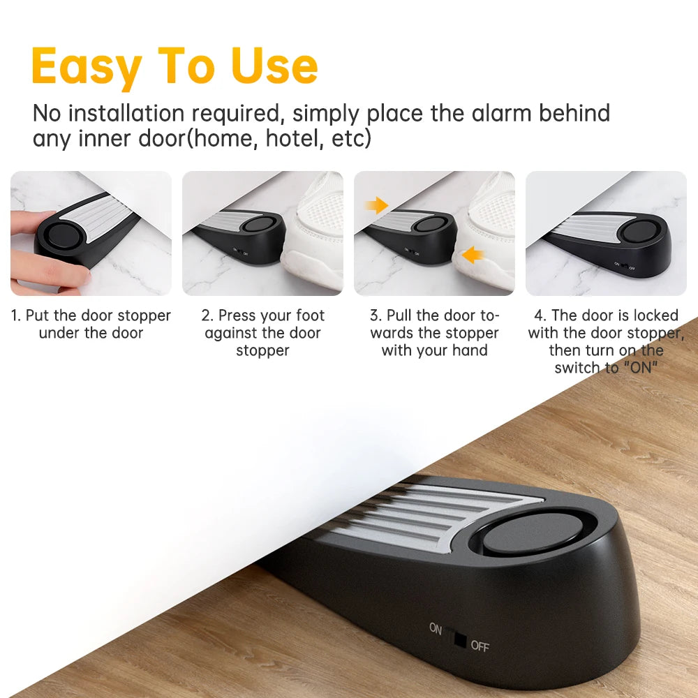 130dB Door Stop Alarm
