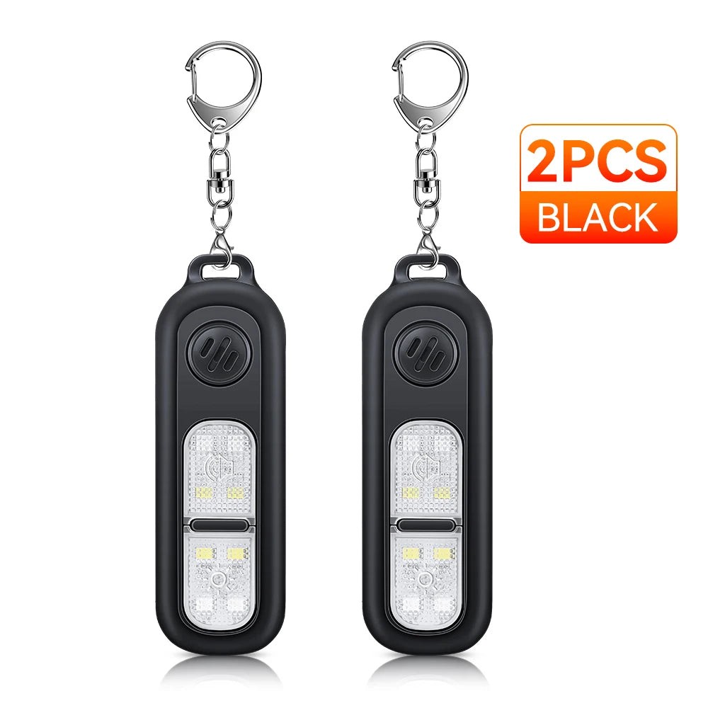 Rechargeable Safety Alarm Keychain