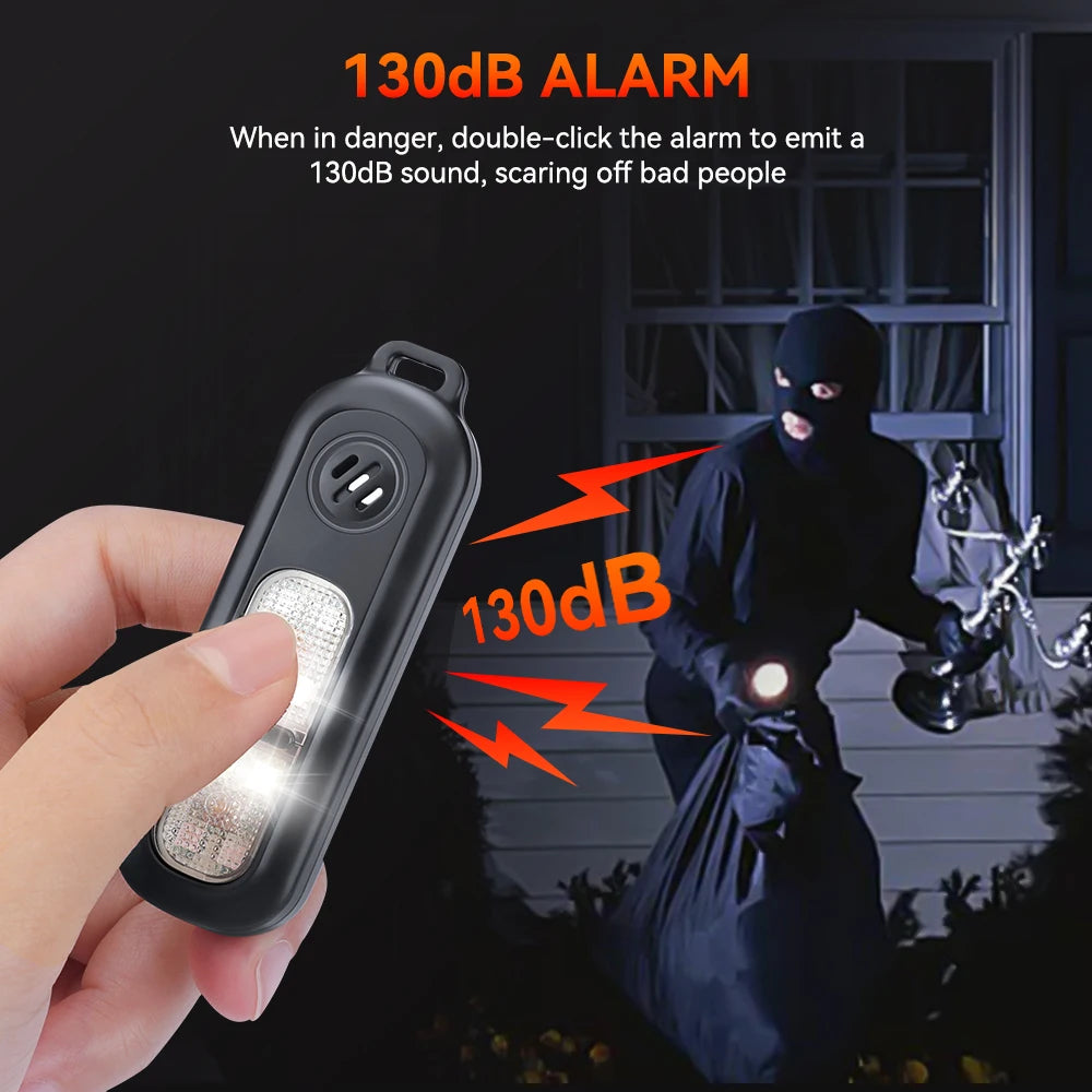 Rechargeable Safety Alarm Keychain