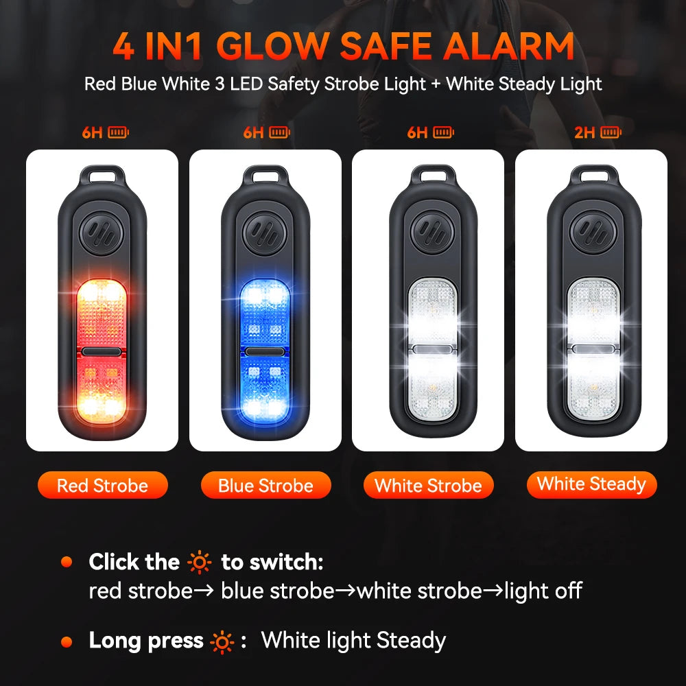 Rechargeable Safety Alarm Keychain