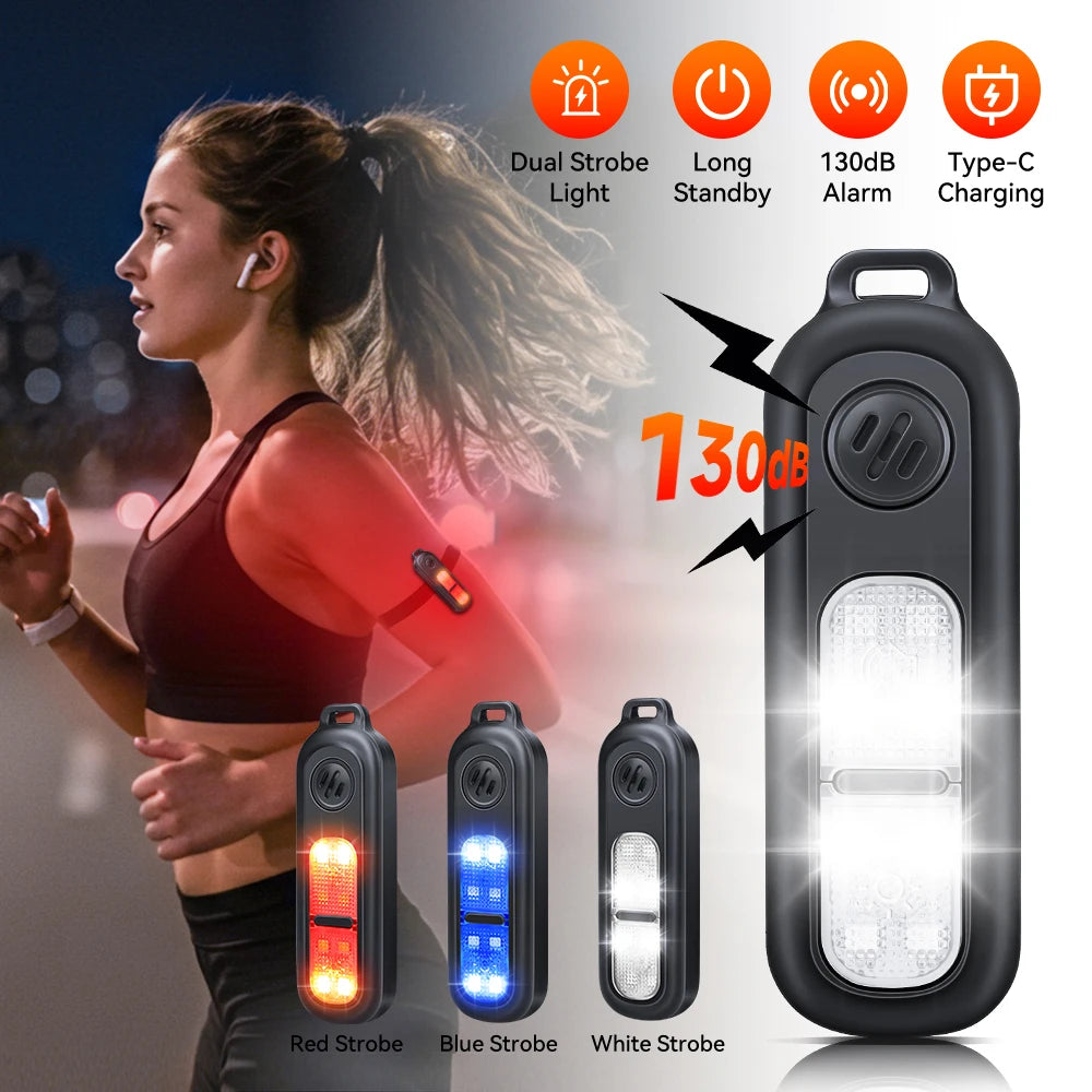 Rechargeable Safety Alarm Keychain