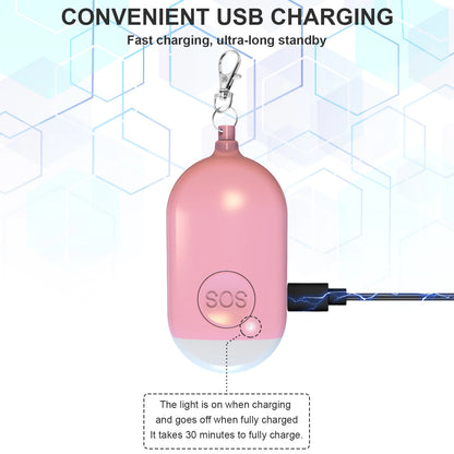 Self Defense Alarm Keychain – 130dB with Flash