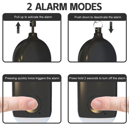 Self Defense Alarm Keychain – 130dB with Flash