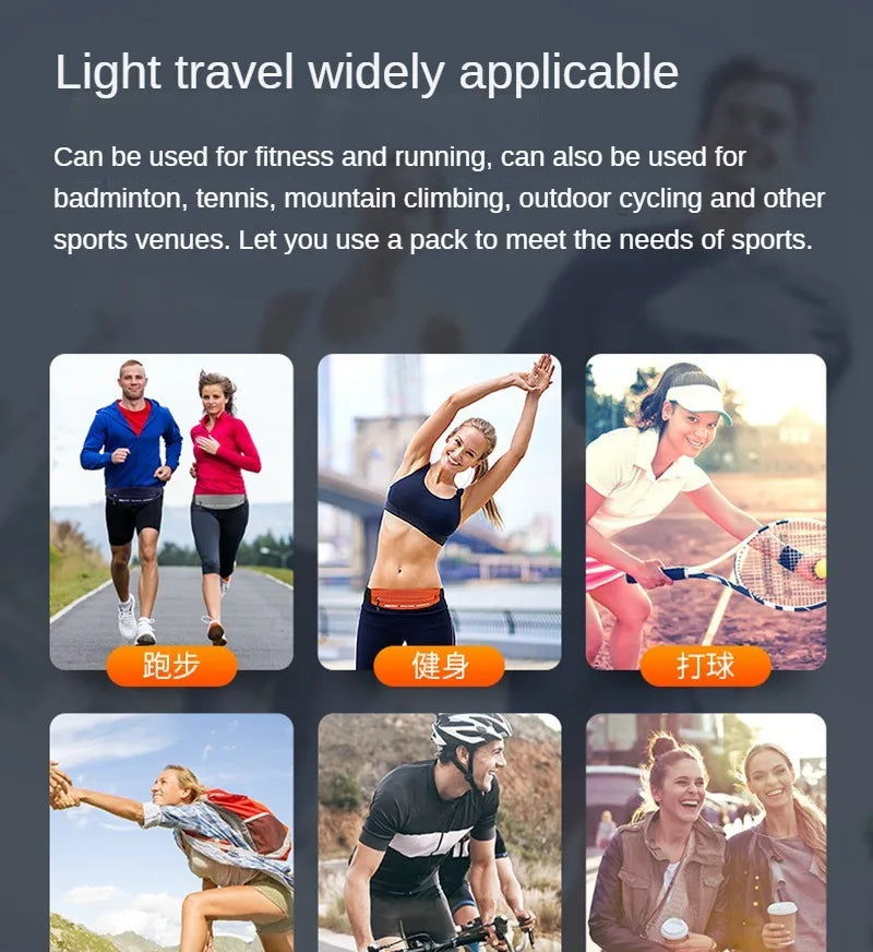 Waterproof Running Belt – Phone & Key Holder