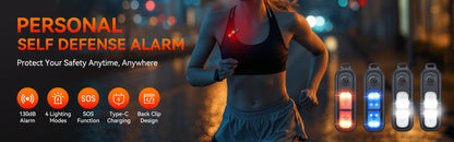 Rechargeable Safety Alarm Keychain